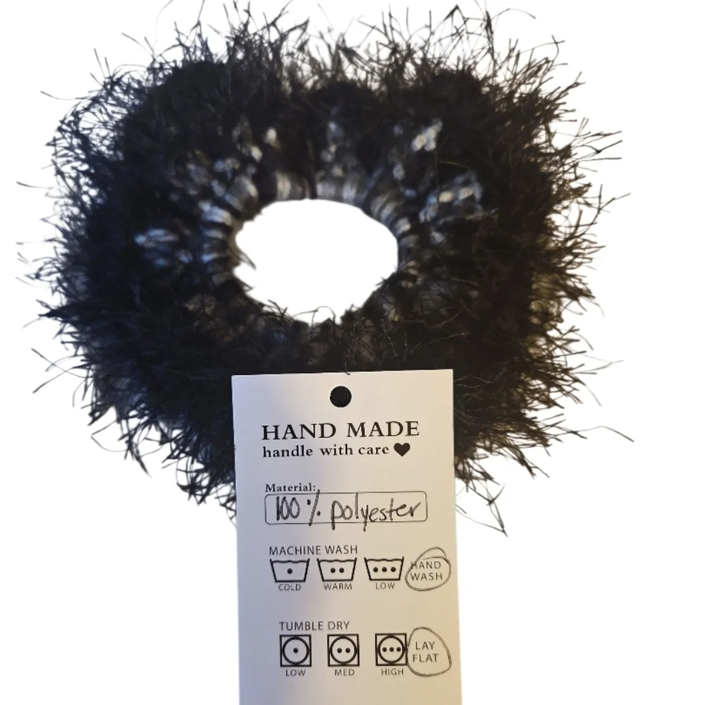 Hand Crafted Black Swan Tutu Scrunchie 6